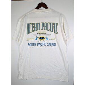 Vintage NEW NWT 80s 90s OP Ocean Pacific Surfer Safari Shirt Size Large VTG